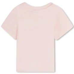 T-shirt with shiny print