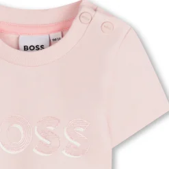 T-shirt with shiny print
