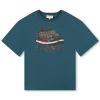 T-shirt with trainer print