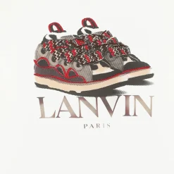 T-shirt with trainer print