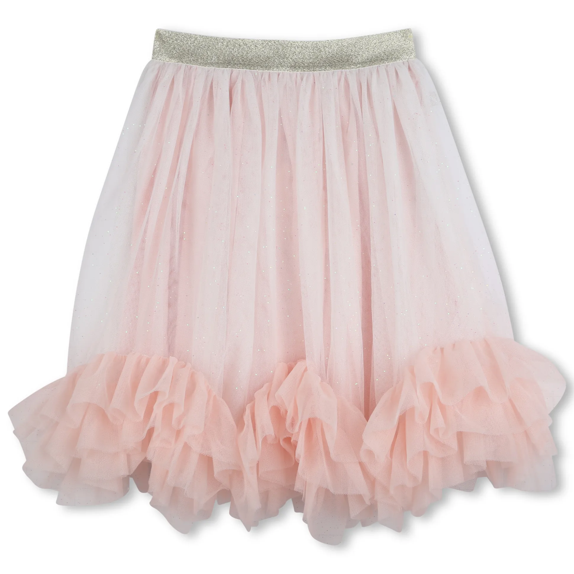 Tulle skirt with frills