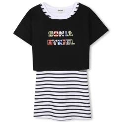 Two-in-one cotton dress