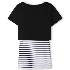 Two-in-one cotton dress