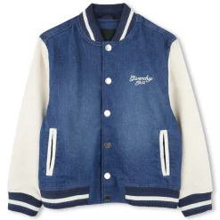 Two-tone bomber jacket
