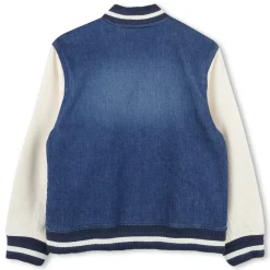 Two-tone bomber jacket