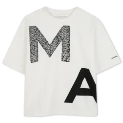 Two-tone cotton T-shirt