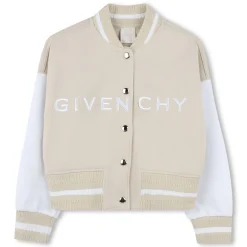 Two-tone fleece bomber jacket