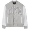 Two-tone fleece sweatshirt