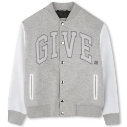 Two-tone fleece sweatshirt
