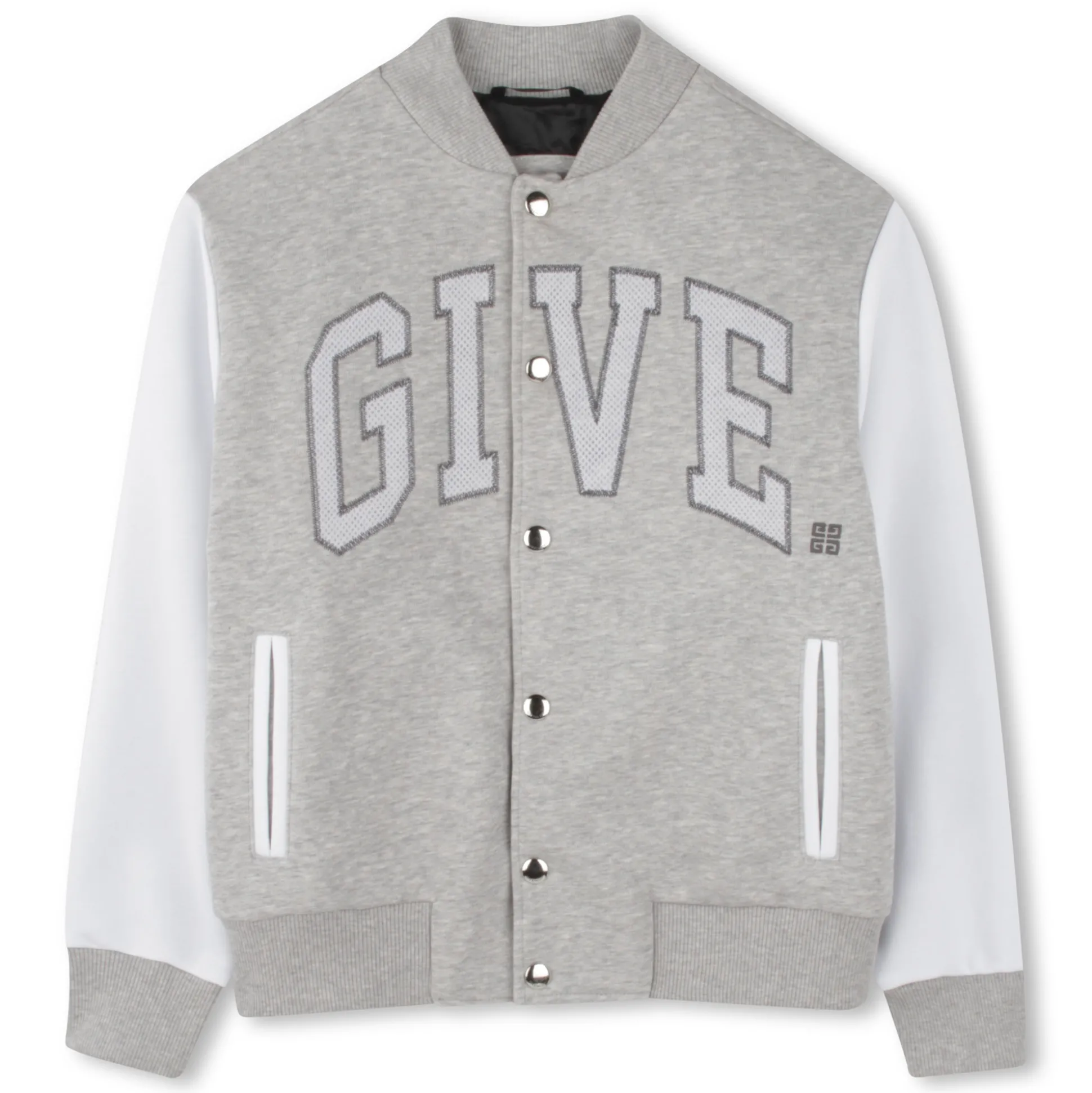 Two-tone fleece sweatshirt