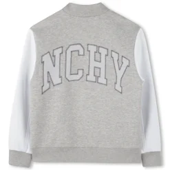 Two-tone fleece sweatshirt