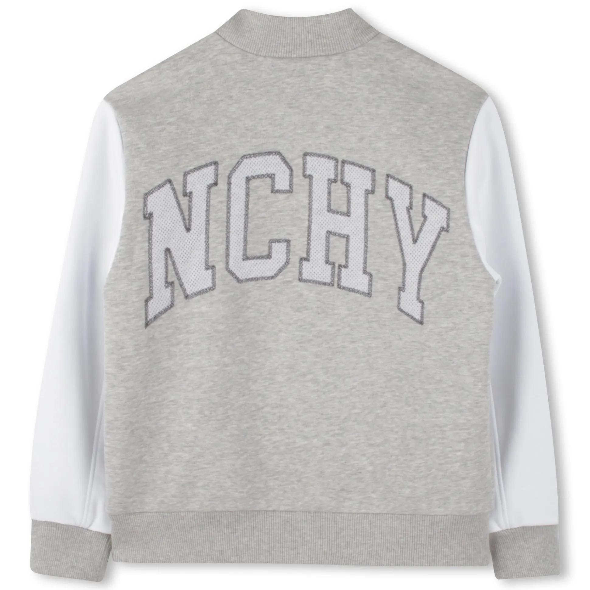 Two-tone fleece sweatshirt