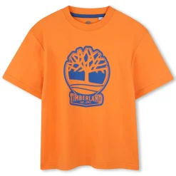 Two-tone T-shirt with logo
