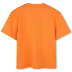 Two-tone T-shirt with logo