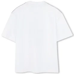Two-tone T-shirt with logo