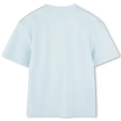 Two-tone T-shirt with logo