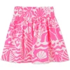Two-toned patterned skirt