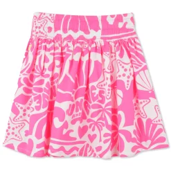 Two-toned patterned skirt