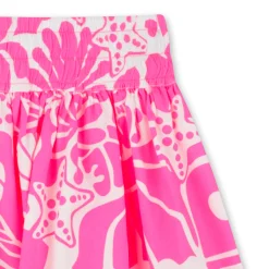 Two-toned patterned skirt