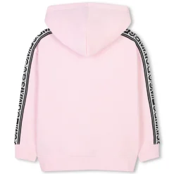 Two-tone-stripe sweatshirt