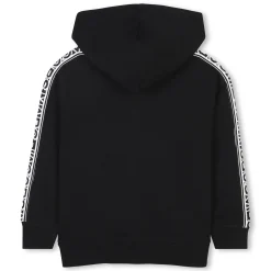 Two-tone-stripe sweatshirt