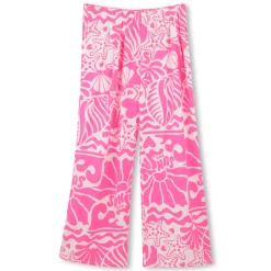 Wide patterned trousers