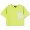 Wide short-sleeved T-shirt