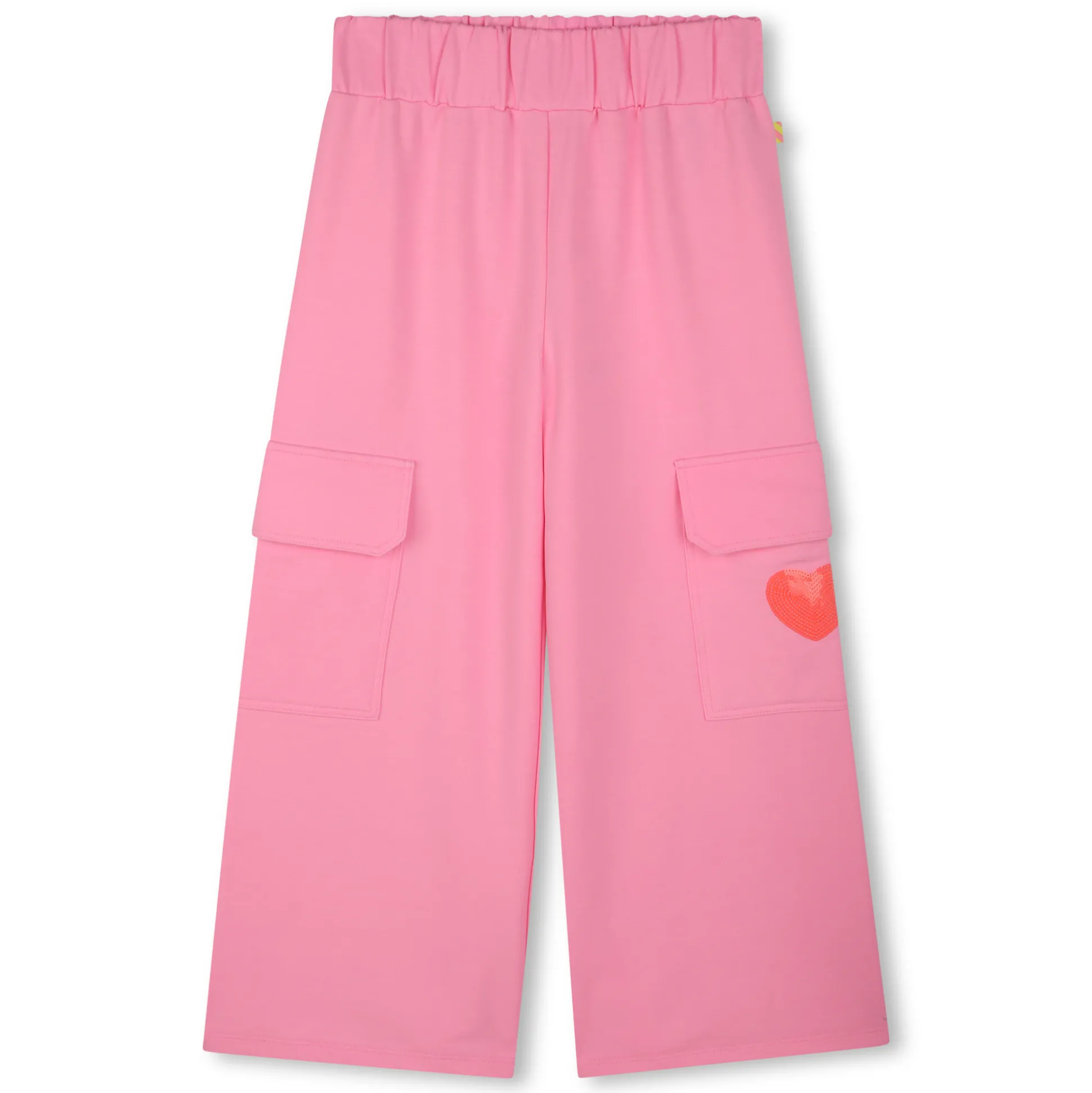 Wide-leg fleece trousers