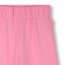 Wide-leg fleece trousers