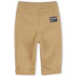 Wide-leg gabardine trousers