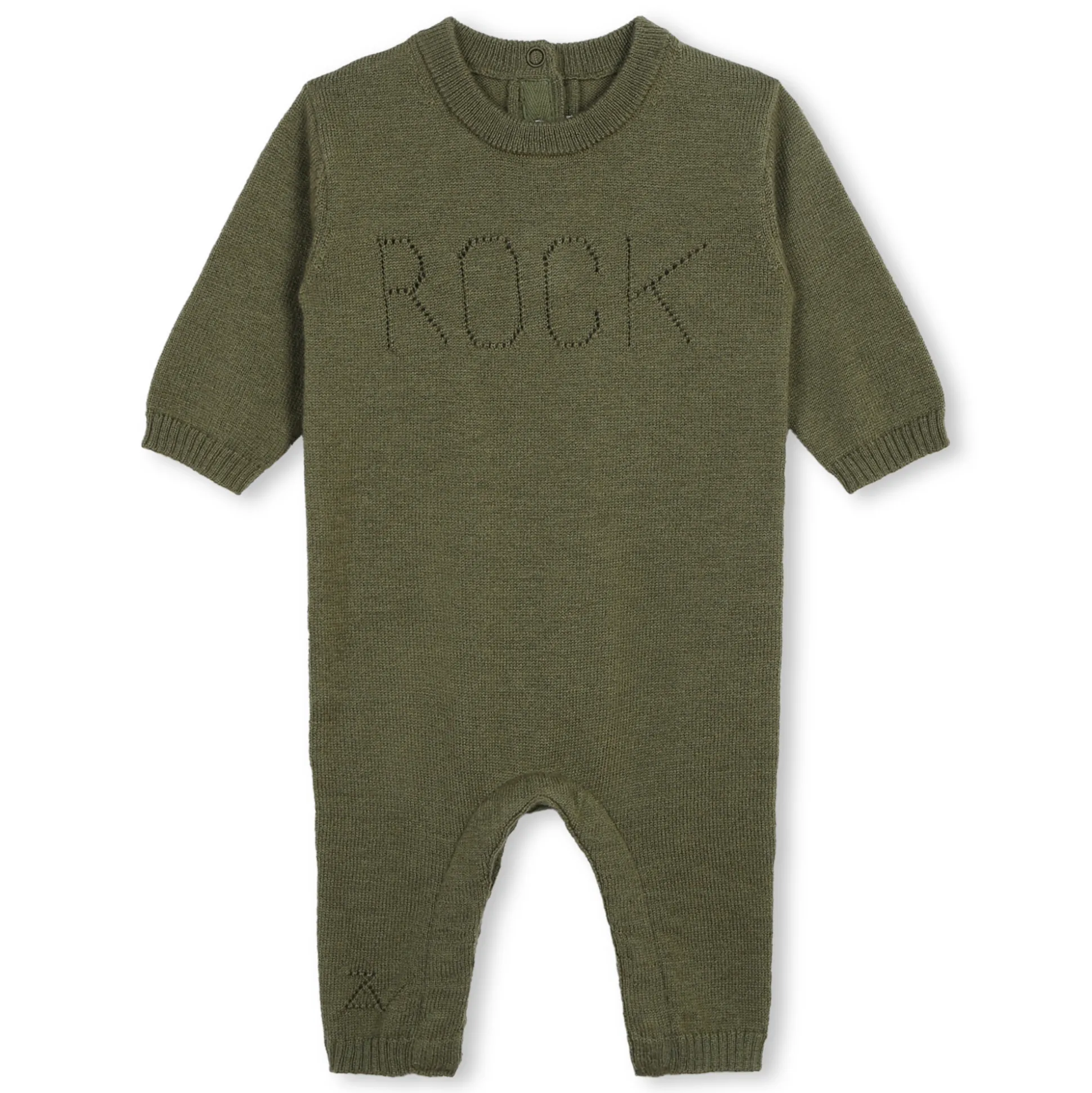 Wool and cashmere onesie