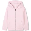 Zip-fastening hoodie