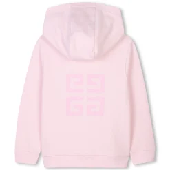 Zip-fastening hoodie