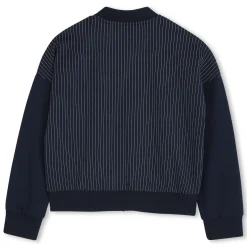Zipped cardigan with pockets