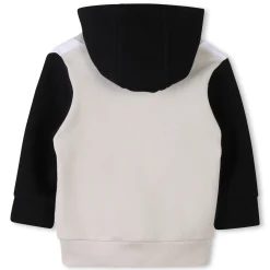 Zipped fleece sweatshirt