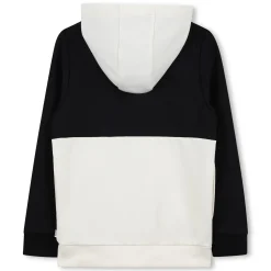 Zip-up cardigan and shorts set