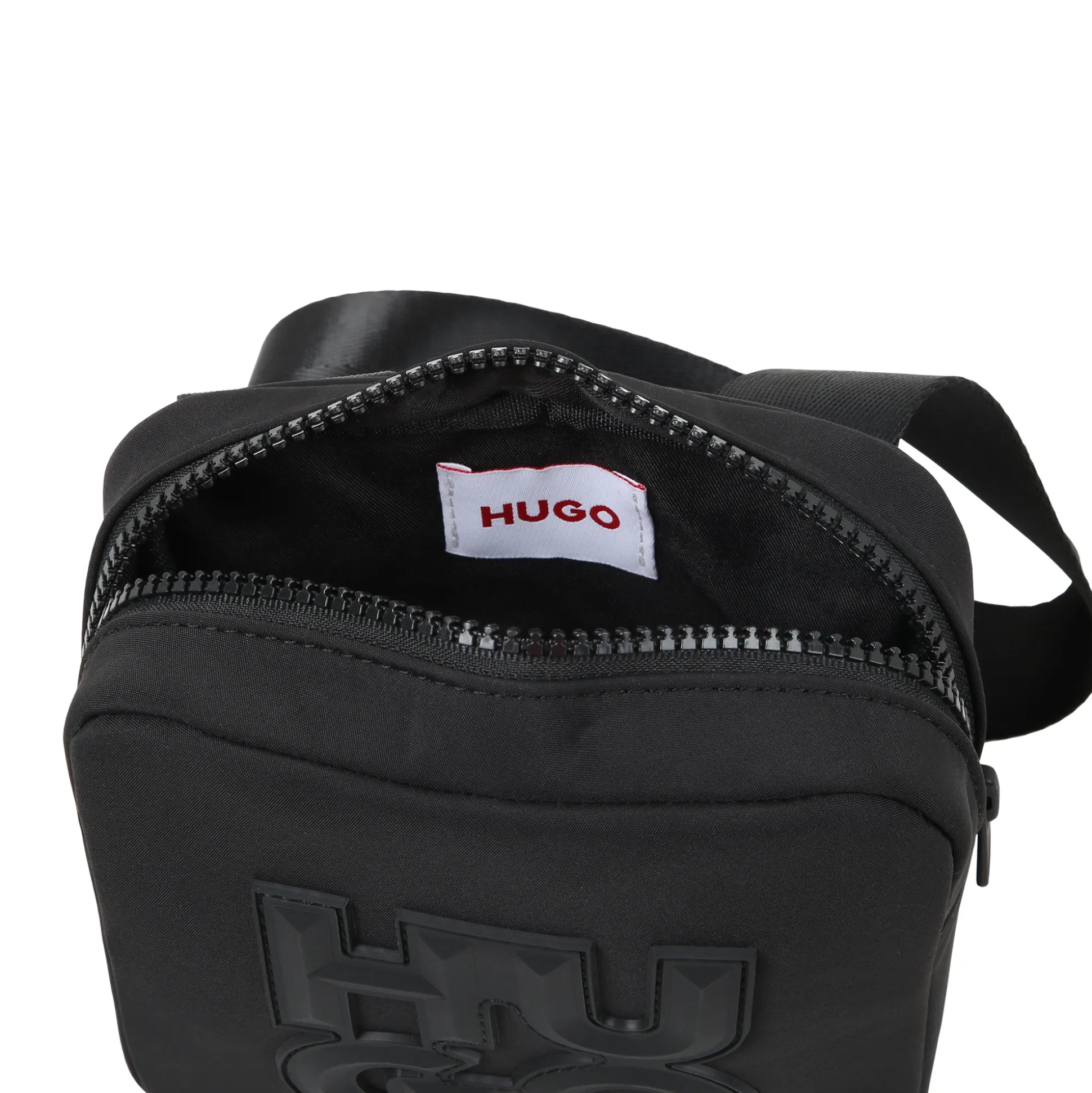 Zip-up crossbody bag
