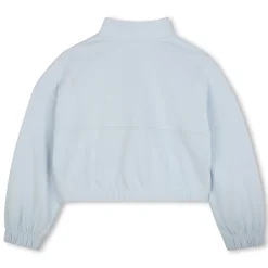 Zip-up fleece sweatshirt