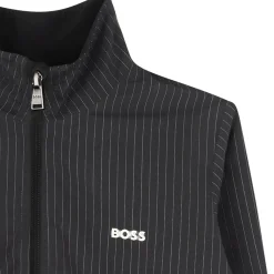 Zip-up high neck sweatshirt