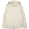 Zip-up hooded sweatshirt