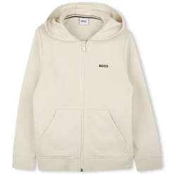 Zip-up hooded sweatshirt