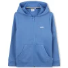 Zip-up hooded sweatshirt
