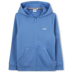 Zip-up hooded sweatshirt