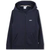 Zip-up hooded sweatshirt