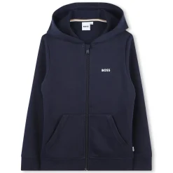 Zip-up hooded sweatshirt