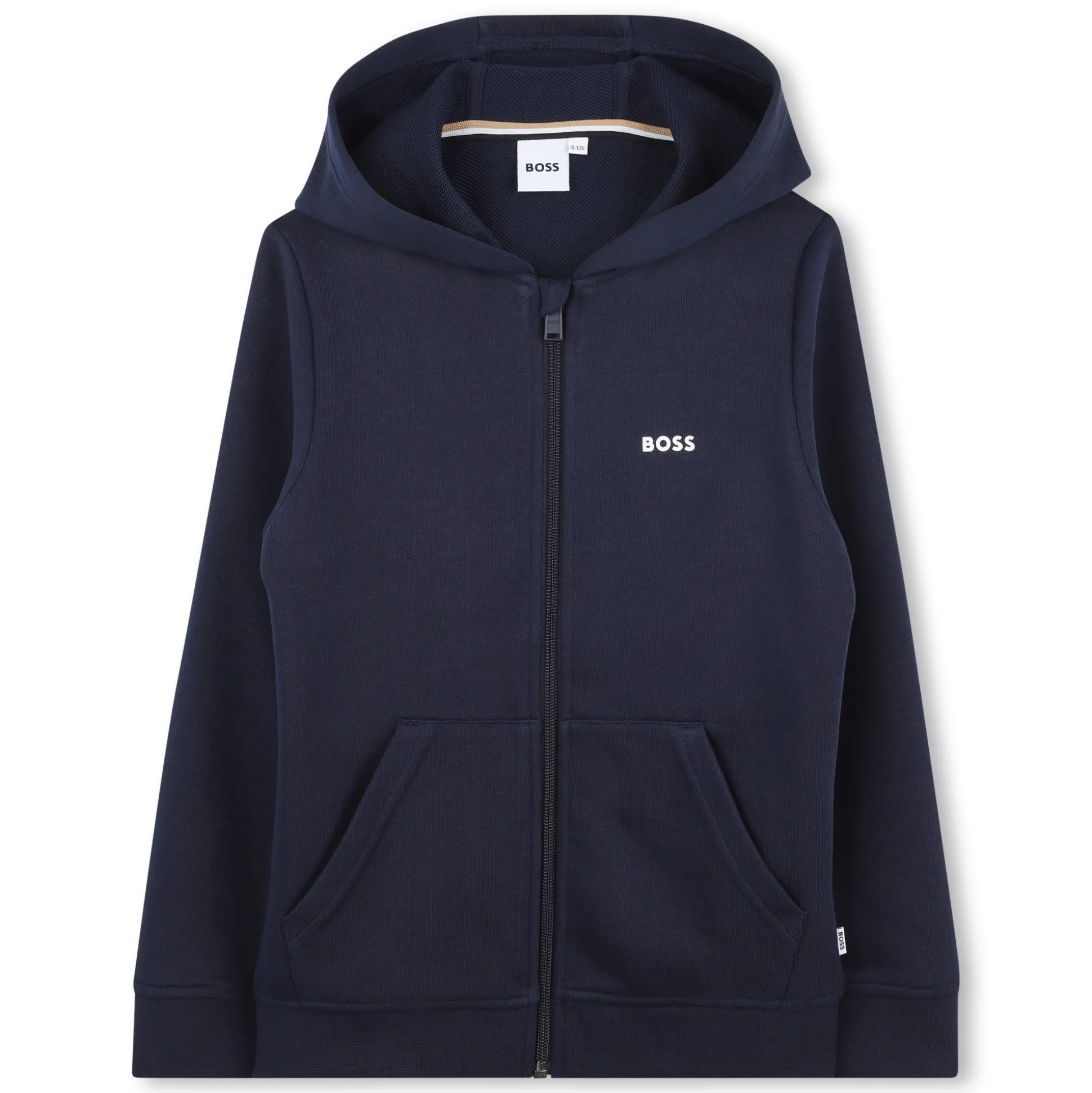 Zip-up hooded sweatshirt