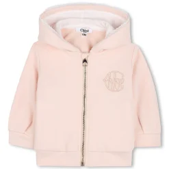 Zip-up hooded sweatshirt