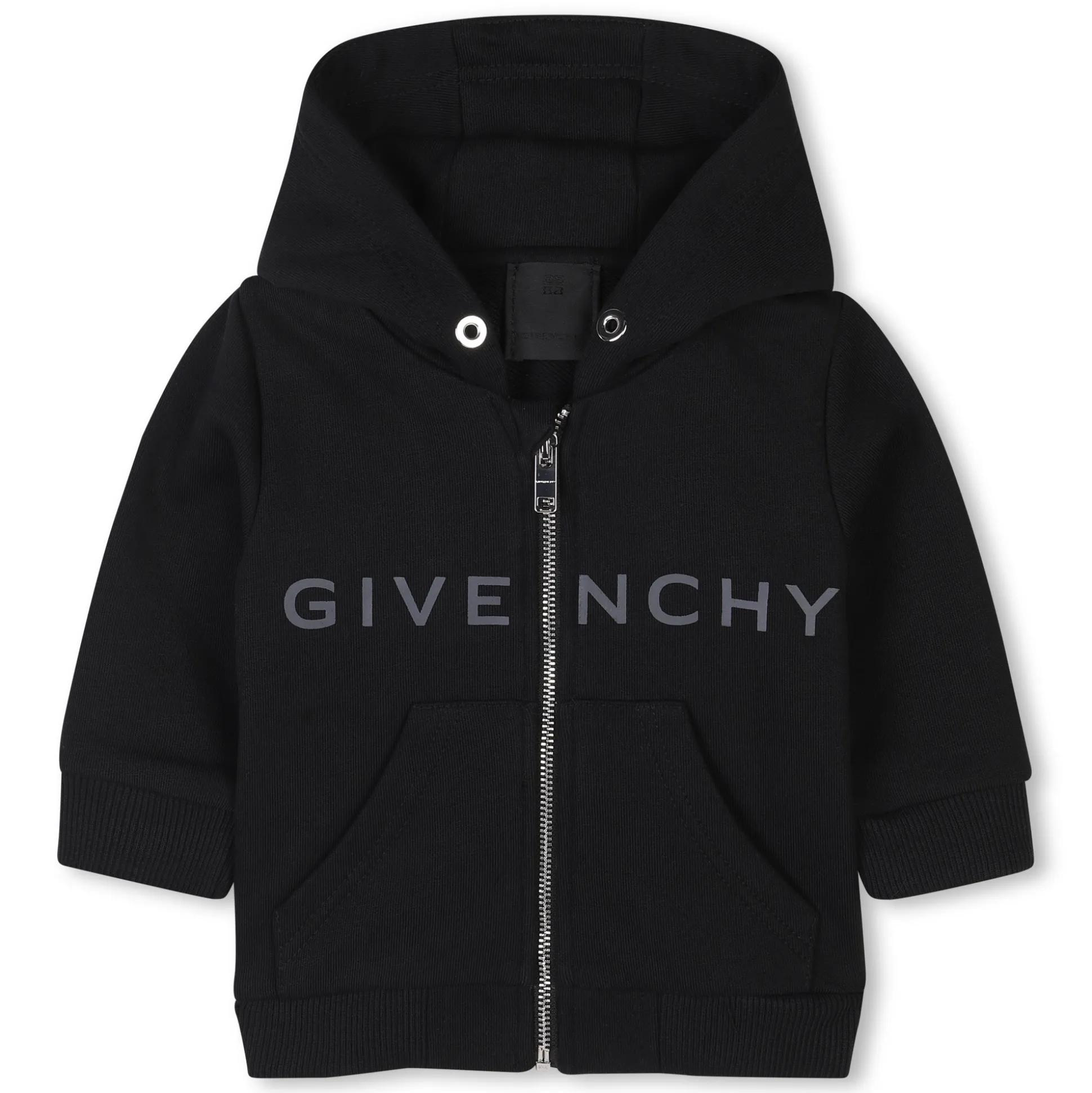 Zip-up hooded sweatshirt