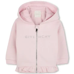 Zip-up hooded sweatshirt