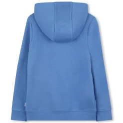 Zip-up hooded sweatshirt
